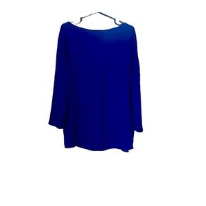 Size 6 Royal Blue MNG Blouse w/ Long Sleeves